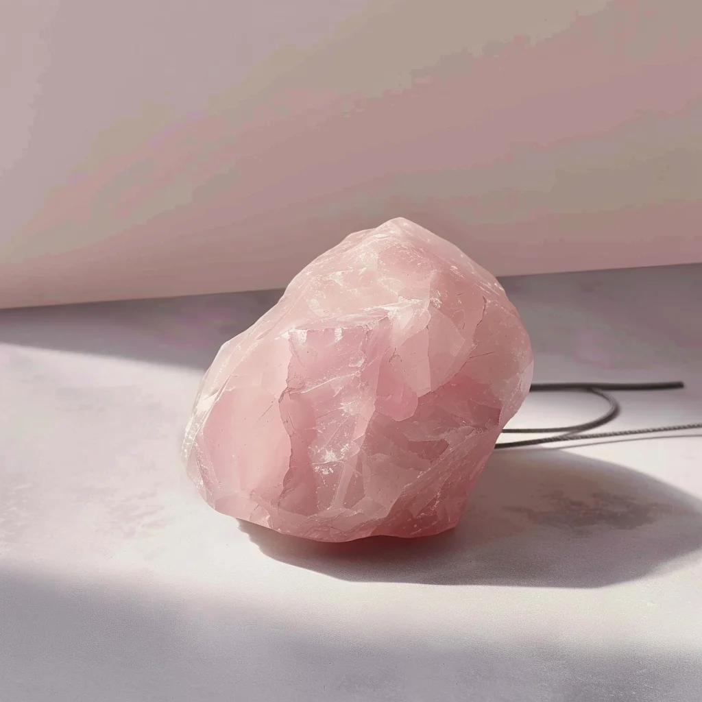 Rozowy Kwarc Kamienie zodiakalne i naturalne minerały