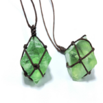 Naszyjnik z Fluorytem