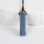 Naszyjnik z awenturynem geometrycznym – harmonia i równowaga