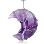 Ametyst półksiężyc – stylizowany – spokój i intuicja