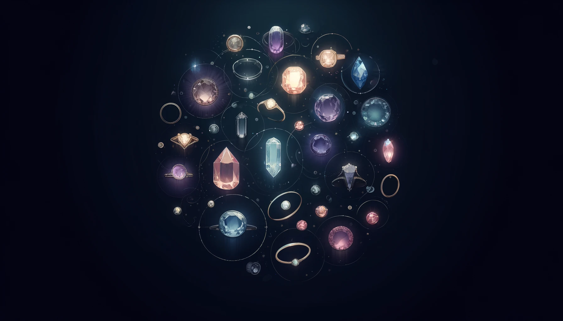 pierścionki z kamieniami