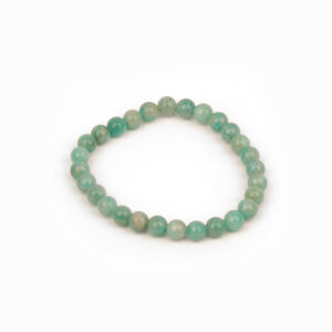 Bransoletka z amazonitem – koraliki – harmonia i komunikacja – uniwersalna