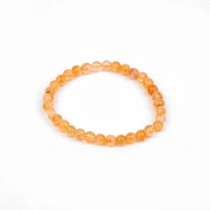 Bransoletka z cytrynem – koraliki – obfitość i energia – uniwersalna