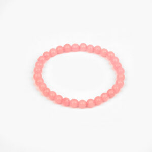 Bransoletka z różowym kwarcem – koraliki – miłość i harmonia – uniwersalna