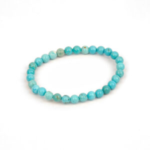 Bransoletka z turkusem – koraliki – szczęście i ochrona – uniwersalna