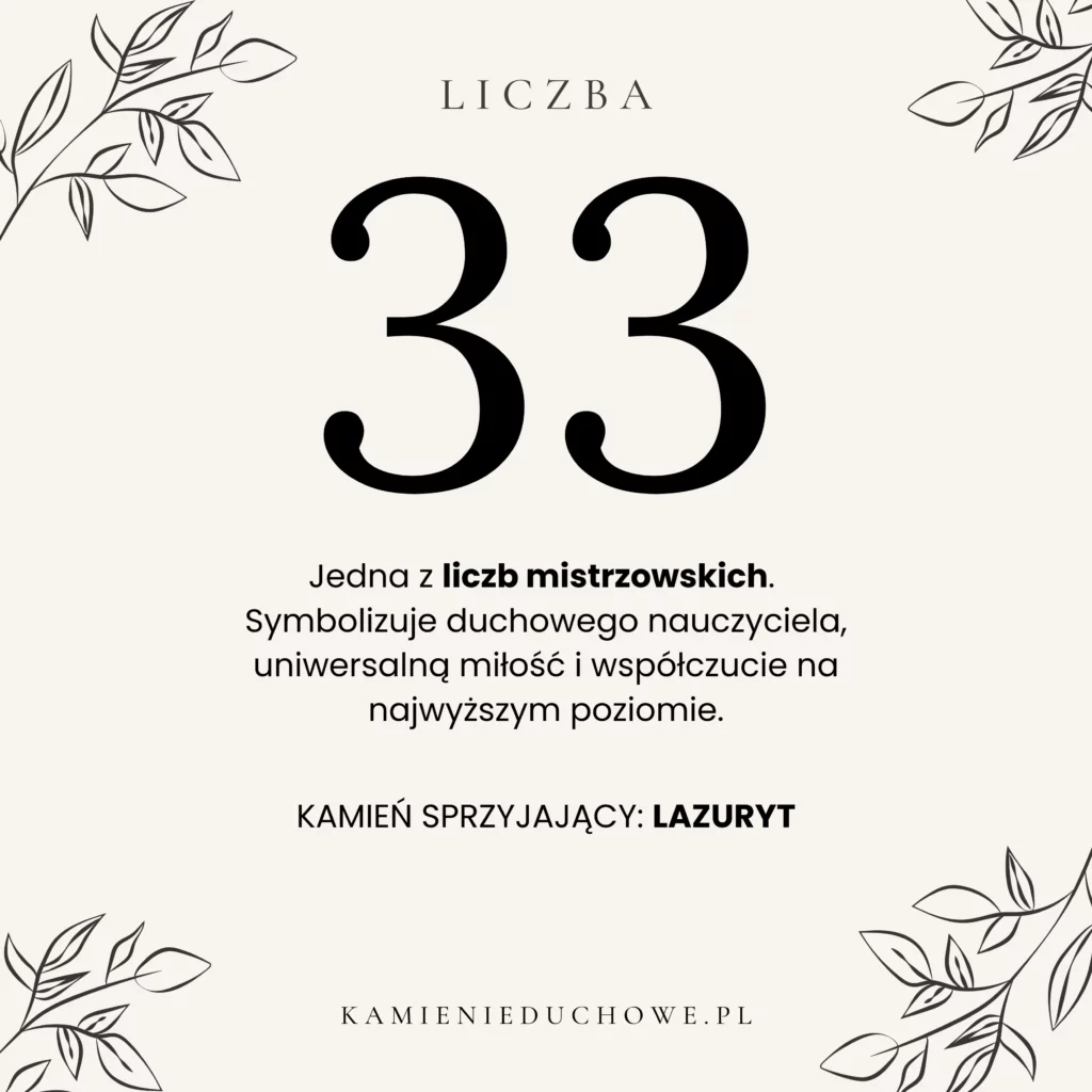 Numerologia 33 1 Kamienie zodiakalne i naturalne minerały
