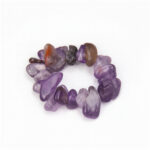 Pierścionek z ametystem – naturalny – spokój i intuicja