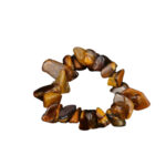 Pierścionek z kwarcem tygrysie oko – naturalny – odwaga i pewność siebie