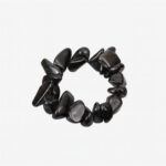 Pierścionek z obsydianem – naturalny – ochrona i oczyszczenie