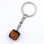 Zawieszka z Kwarcem Tygrysie Oko - Brelok z kamieniem – pewność i energia