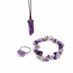 Zestaw z Ametystem - spokój i intuicja