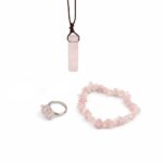 Zestaw z Różowym Kwarcem - miłość i harmonia